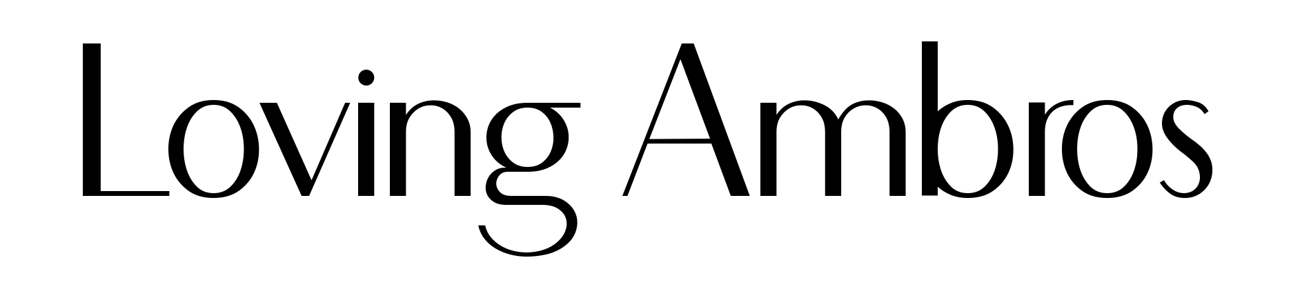 Loving Ambros